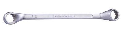 Cheie inelară cotită 23x26 mm din oțel crom-vanadiu
