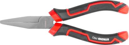 Cleste cu varf lung Strend Pro Premium ComfortGrip, 160 mm, falci plate