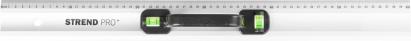 Rigla din aluminiu cu nivela Strend Pro FSC-06, 600 mm, 2 bule