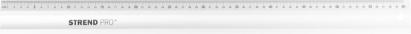 Rigla din aluminiu Strend Pro 600 mm pentru masurari si trasari precise