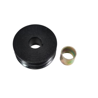 Fulie dublă pentru motor 13 CP, ax 25 mm, 2 canale curea – generator/motopompă/motocultor