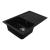 Chiuvetă bucătărie granit compozit Elefant Premium Verona 7850, negru 775x495