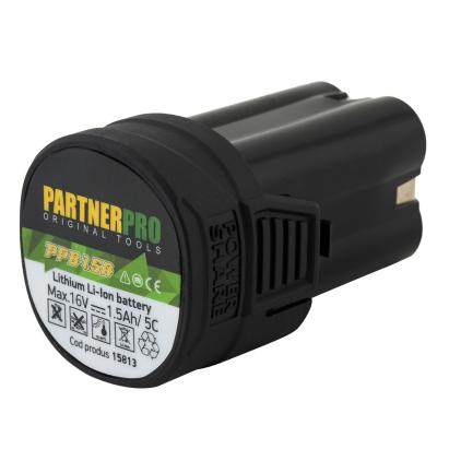 Acumulator Li-Ion PartnerPro PPB-1.5A pentru scule, 16V, 1.5Ah