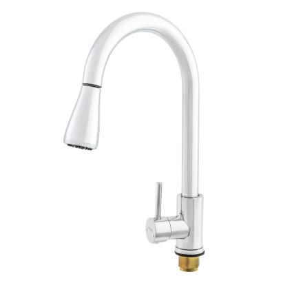 Baterie bucătărie cromată cu duș extractabil, 2 funcții Champion NEO-014