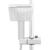 Coloană de duș 2 în 1 MIXXUS DK-003, pătrată, inox cromat, fără baterie