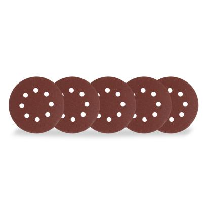 Set 5 discuri abrazive ROTOR 125 mm P80 pentru șlefuitor excentric cu velcro