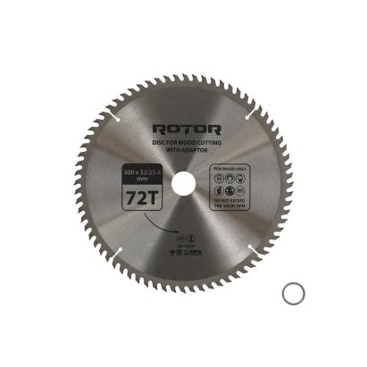 Disc circular pentru taiat lemn Rotor 300 mm, 72T, cu adaptor 32/30/25,4
