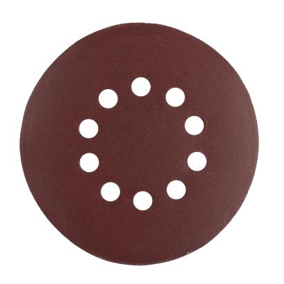 Set 10 discuri abrazive ProCraft KD225.180 pentru slefuitor excentric, 225 mm, P180