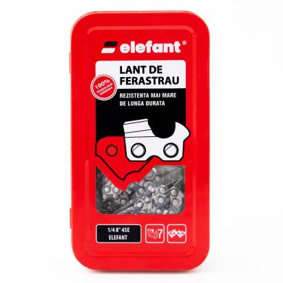 Lanț drujbă Elefant 8” (20 cm) 1/4” 1,1 mm, 45T pentru tăieri precise
