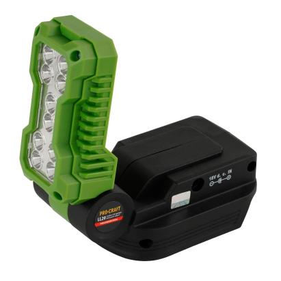 Reflector LED portabil pe acumulator ProCraft LL20, 500 lm, 20V, cu USB (fără acumulator)
