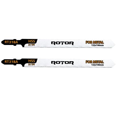 Set 2 pânze HSS pentru fierăstrău pendular metal ROTOR RT318A, 21 TPI