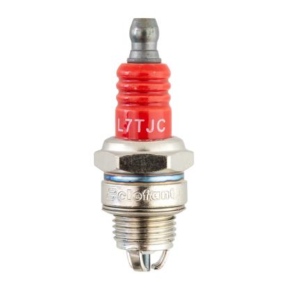 Bujie L7TJC pentru motoare 2T, 3 electrozi, filet M14x1.25, Elefant Premium
