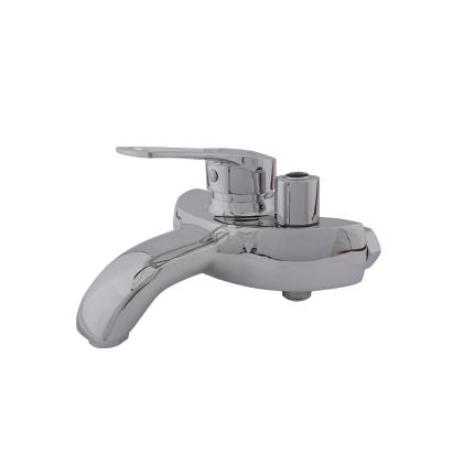 Baterie cadă monocomandă Flow WAVE Z 09 din zinc, crom, cu pară de duș