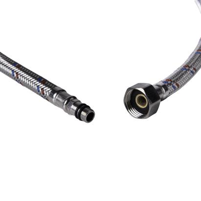 Racord flexibil apă inox 100 cm Flow FRF-100, F1/2" x M10 x 20 mm