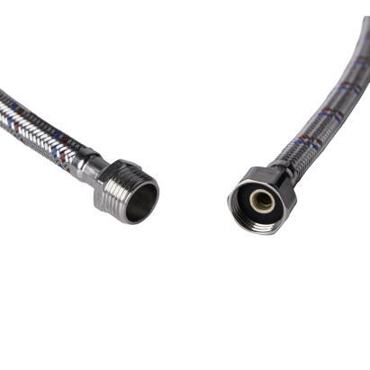 Racord flexibil apă inox 40 cm, F1/2" x M1/2" pentru baterii sanitare Flow