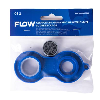 Aerator din alamă pentru baterie Mx24 cu cheie inclusă, Flow FCAA-24