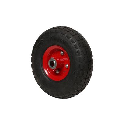 Roată pneumatică 260 mm cu jantă din fier și rulment 20 mm, pentru cărucioare Elefant ERPC-1830
