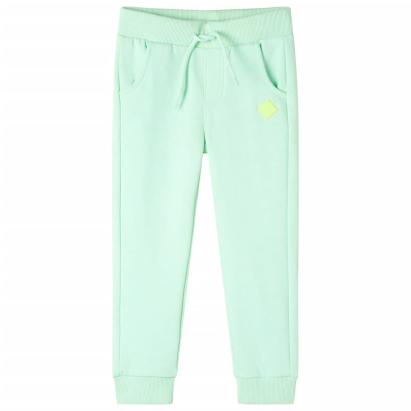 Pantaloni de trening pentru copii, verde aprins, 140 GartenMobel Dekor