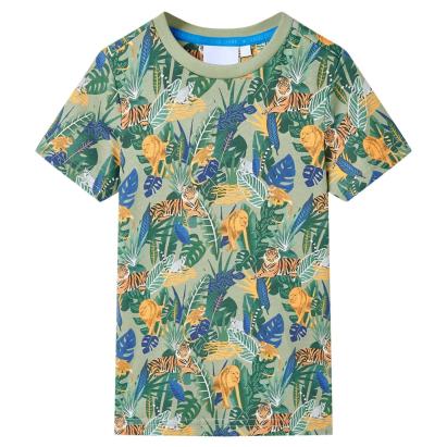 Tricou pentru copii cu mâneci scurte, multicolor, 128 GartenMobel Dekor