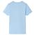 Tricou pentru copii cu mâneci scurte, albastru deschis, 128 GartenMobel Dekor