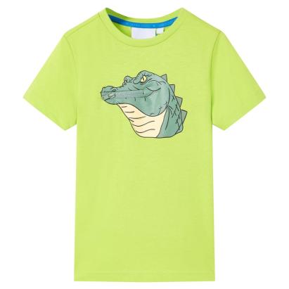 Tricou pentru copii, lime, 128 GartenMobel Dekor