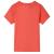 Tricou pentru copii cu mâneci scurte roșu deschis 128 GartenMobel Dekor