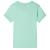 Tricou pentru copii cu mâneci scurte verde deschis 116 GartenMobel Dekor