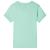 Tricou pentru copii cu mâneci scurte verde deschis 128 GartenMobel Dekor