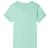 Tricou pentru copii cu mâneci scurte verde deschis 140 GartenMobel Dekor