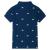 Tricou polo pentru copii, bleumarin, 128 GartenMobel Dekor