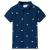 Tricou polo pentru copii, bleumarin, 140 GartenMobel Dekor