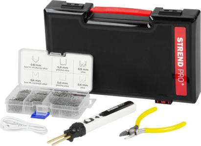 Kit aparat de sudură plastic Strend Pro, 2000 mAh, USB-C, cu accesorii