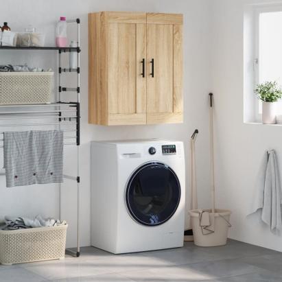 Dulap TV pe perete stejar sonoma, 69,5x34x90 cm, lemn prelucrat GartenMobel Dekor