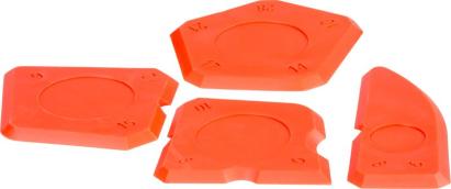 Set 4 raclete pentru silicon si chit, Strend Pro, forme diferite