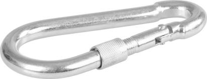 Carabină Strend Pro cu piuliță de siguranță 12 mm, set 10 bucăți