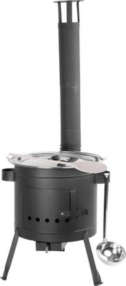 Súprava kotlová Partyset, zabíjačková, komplet, guľášová, 22 lit. kotlík, s naberačkou, pokrievkou a varechou