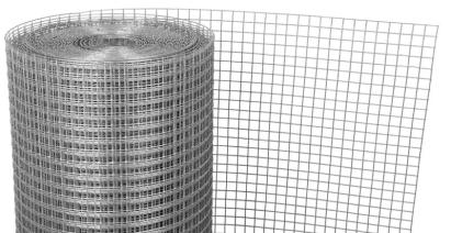 Plasă sudată zincată pentru grădină și cuști 1x5 m, ochi 19x19 mm