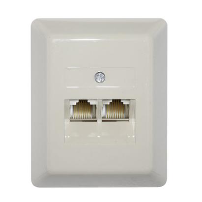 Priză dublă UTP RJ45 8P8C pentru conexiuni de rețea