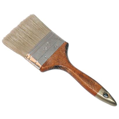 Pensulă din păr natural 3,5” cu mâner din lemn lăcuit, 15 mm