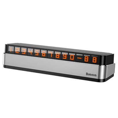 Suport numar telefon auto Baseus pentru bord, vizibil noaptea, unghi reglabil