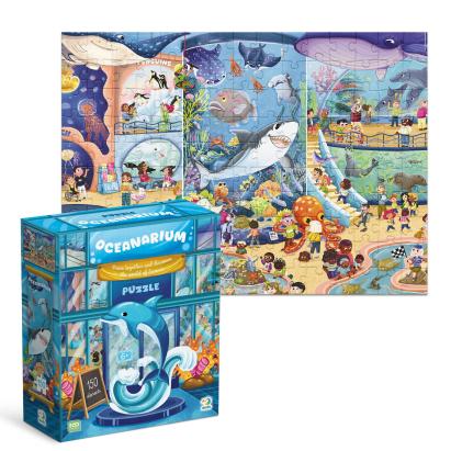Puzzle - Delfinariu (150 piese) PlayLearn Toys