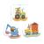 Baby puzzle 3 in 1 - Mijloace de transport (2,3,4 piese) PlayLearn Toys