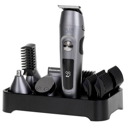 Set grooming Adler 6 în 1 cu afișaj LCD, IPX6 și autonomie 90 min