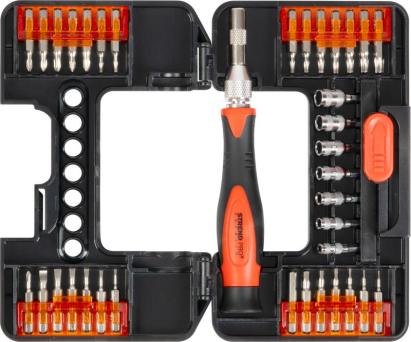 Sada skrutkovačov Strend Pro Premium, 37 dielna, torx + ploché + Phillips