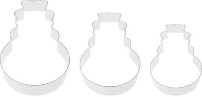 Vykrajovačka MagicHome Vianoce, na pečenie, snehuliak, formička, 3 ks