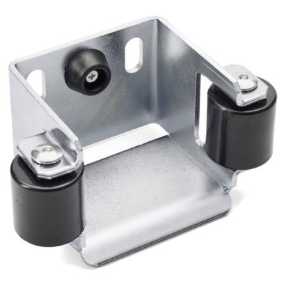 Opritor final reglabil pentru porti culisante de 70x70 mm si 80x80 mm, 2 role, otel galvanizat MultiMark GlobalProd