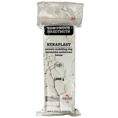 Pastă de modelaj KOH-I-NOOR Keraplast 1 kg, uscare la aer, albă
