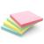 Cub cu note adezive pastel 75x75 mm, 400 file pentru birou