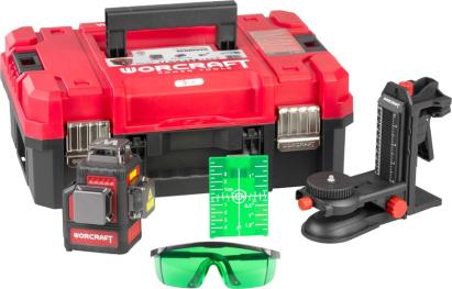 Laser Worcraft XCUBE026 ShareSYS Toolbox, 3x3D Green Beam, bez aku