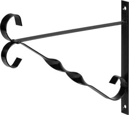 Suport decorativ de perete pentru ghiveci Strend Pro, metal 25x30 cm